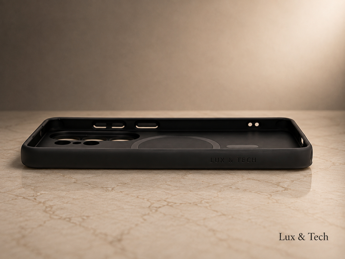 LUX & TECH Magnetic Case Luxury for Samsung s26 Ultra Matte black