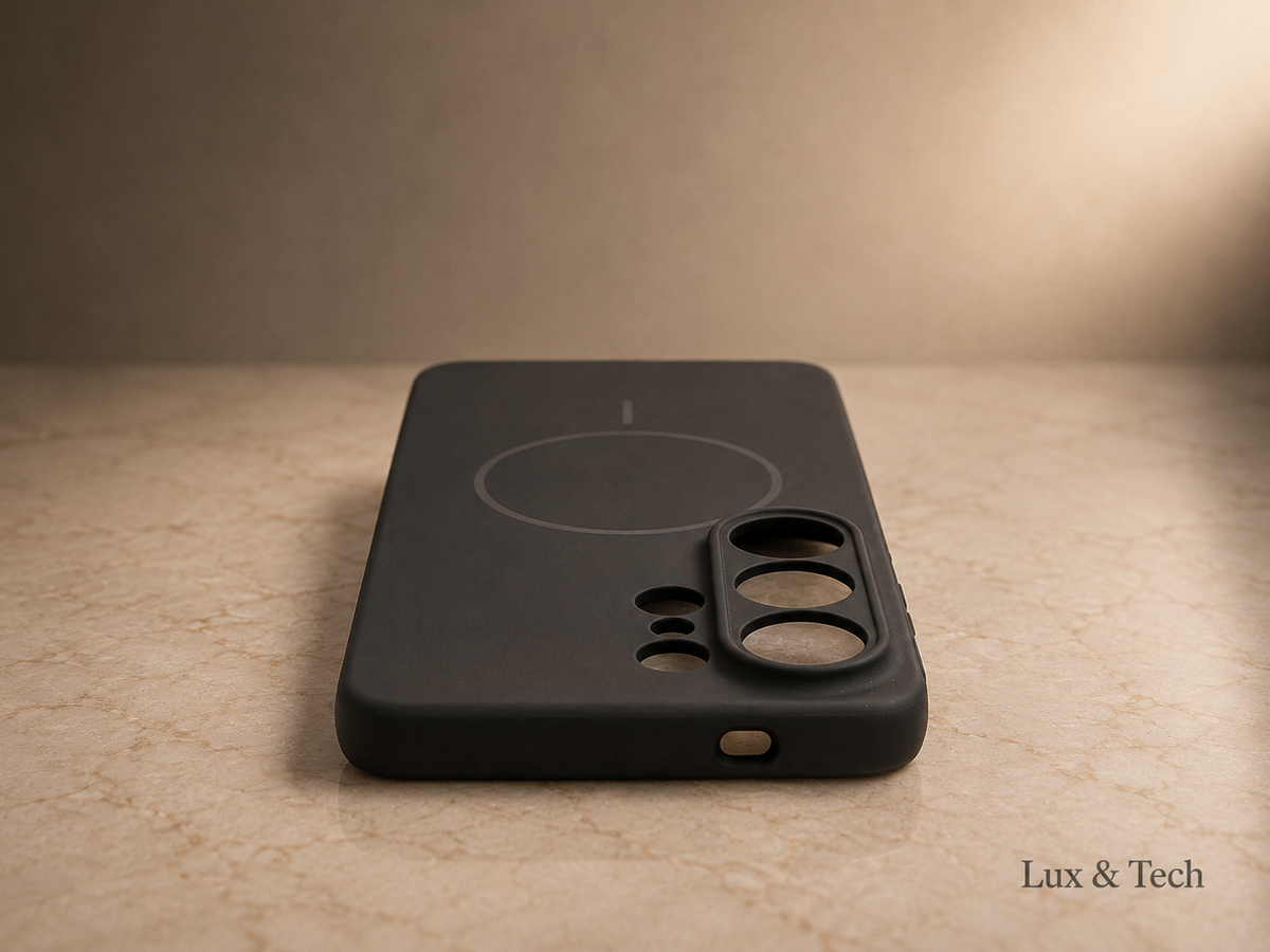 LUX & TECH Magnetic Case Luxury for Samsung s26 Ultra Matte black