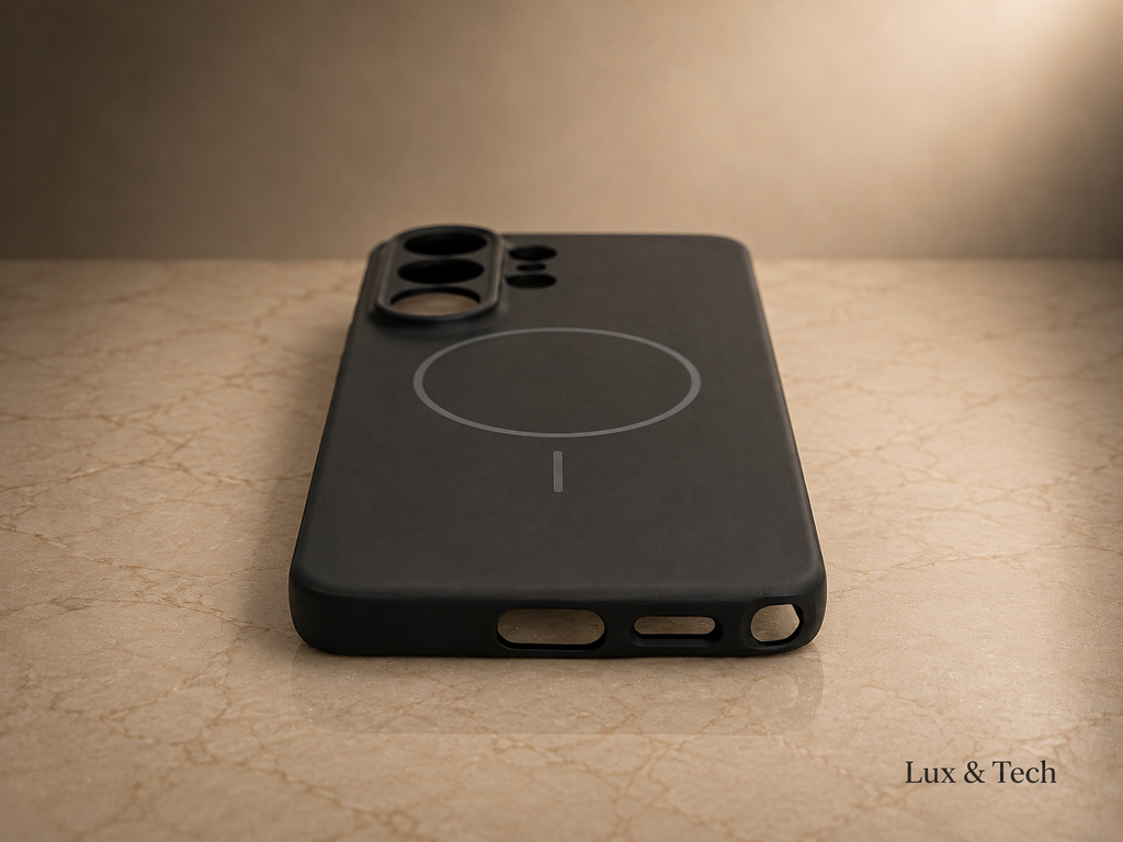 LUX & TECH Magnetic Case Luxury for Samsung s26 Ultra Matte black