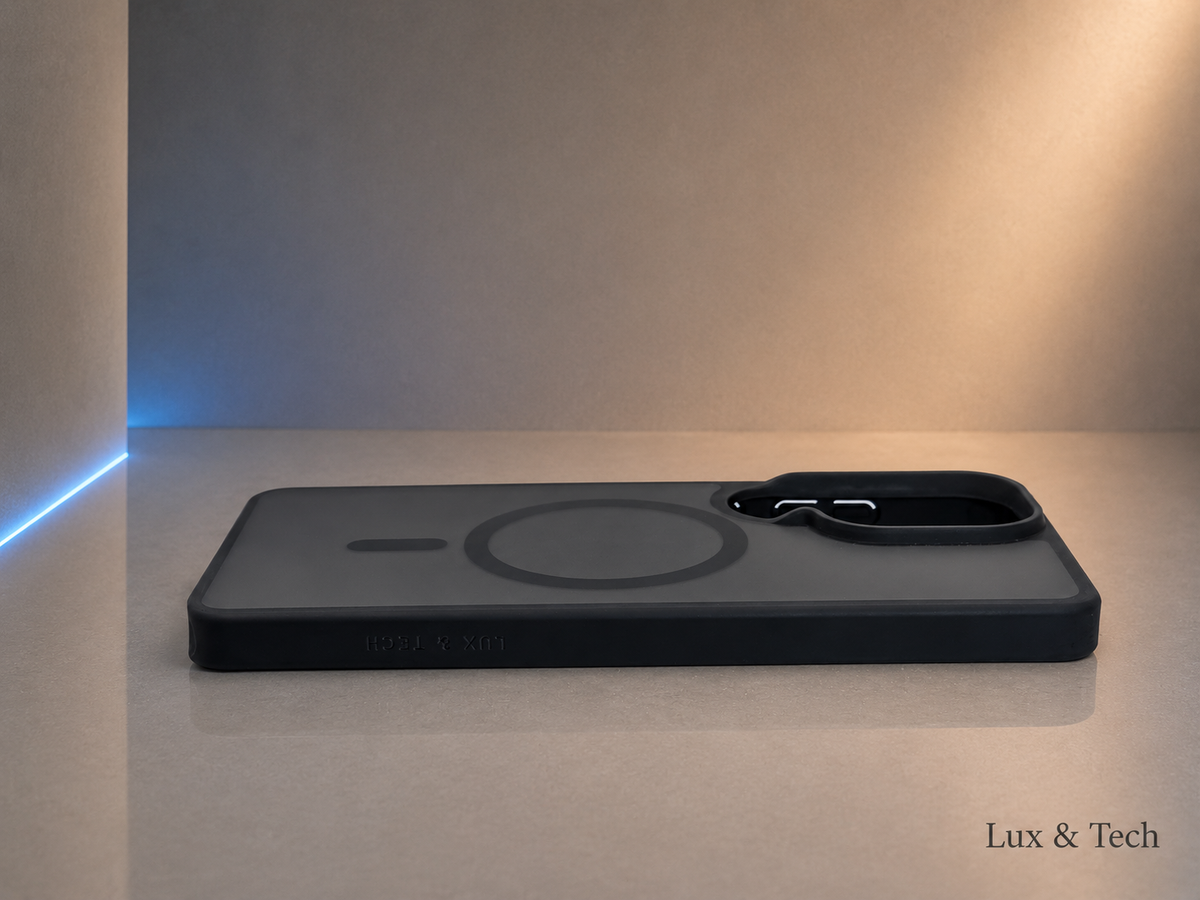 LUX & TECH Magnetic Case Luxury for Samsung s26 Ultra Matte Translucent