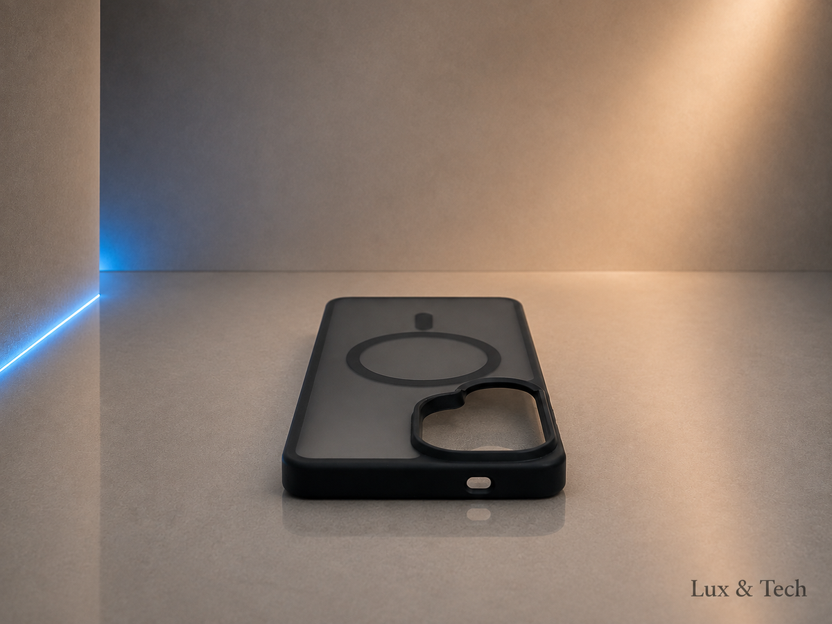 LUX & TECH Magnetic Case Luxury for Samsung s26 Ultra Matte Translucent