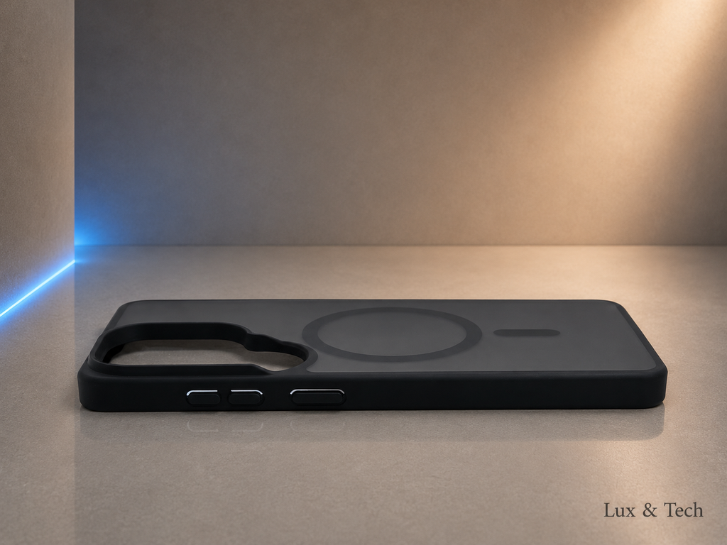 LUX & TECH Magnetic Case Luxury for Samsung s26 Ultra Matte Translucent