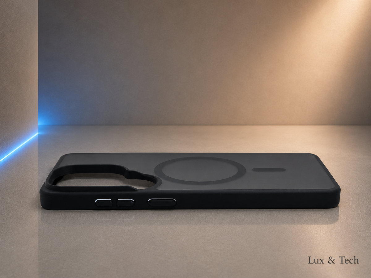 LUX & TECH Magnetic Case Luxury for Samsung s26 Ultra Matte Translucent